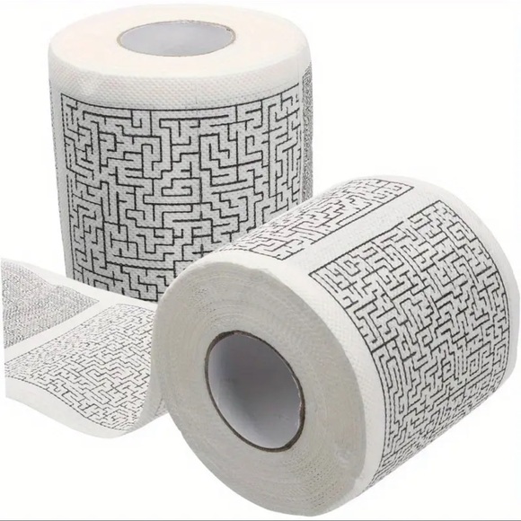 Maze Toilet Paper, Game Printed Toilet Paper Rolls-High-Quality Wo… - Picture 1 of 7